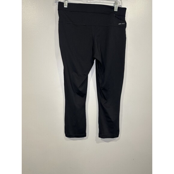 Nike Womens Dri-Fit Black Compression Leggings Size Medium Gorpcore Athleisure - Picture 6 of 10